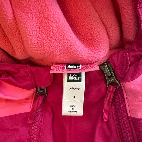 REI Pink and Red Kids Child Snowsuit Ski - Picture 6 of 6